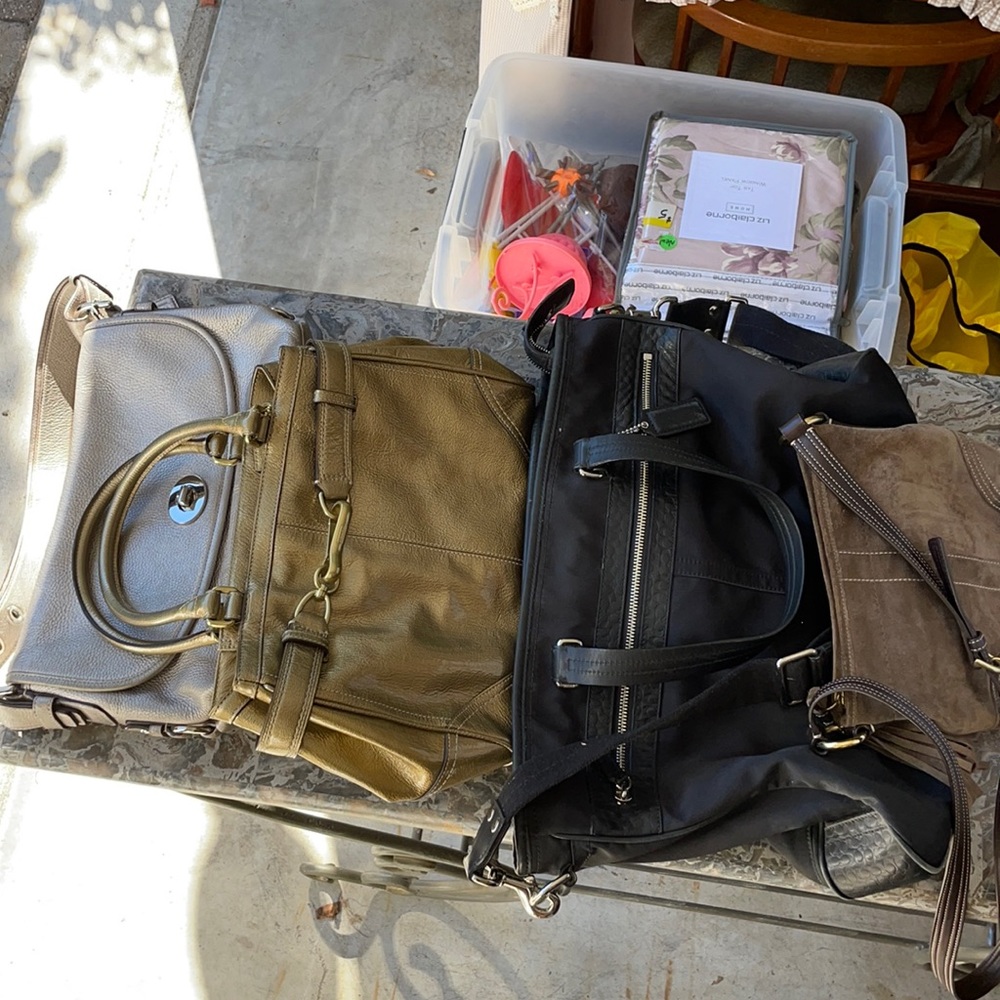 4 Coach Bags